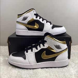 Gold Jordans 